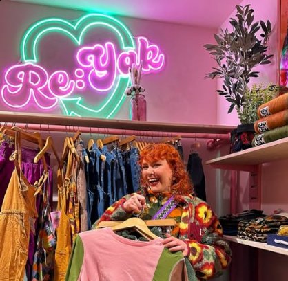 custom neon sign in business interior