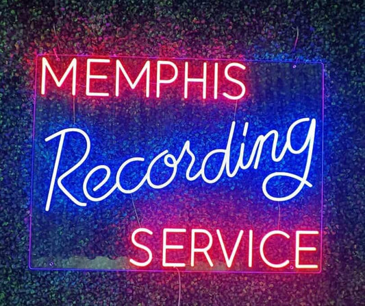Memphis Recording Service Neon Sign