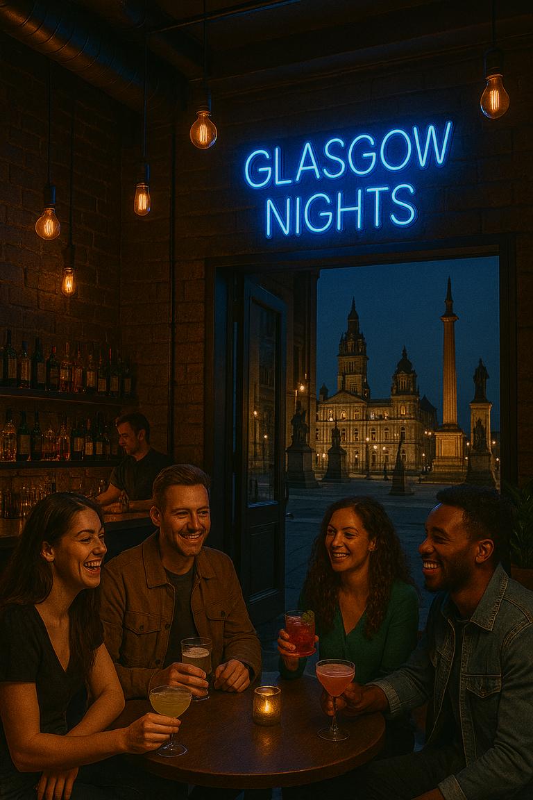 custom neon sign in business interior