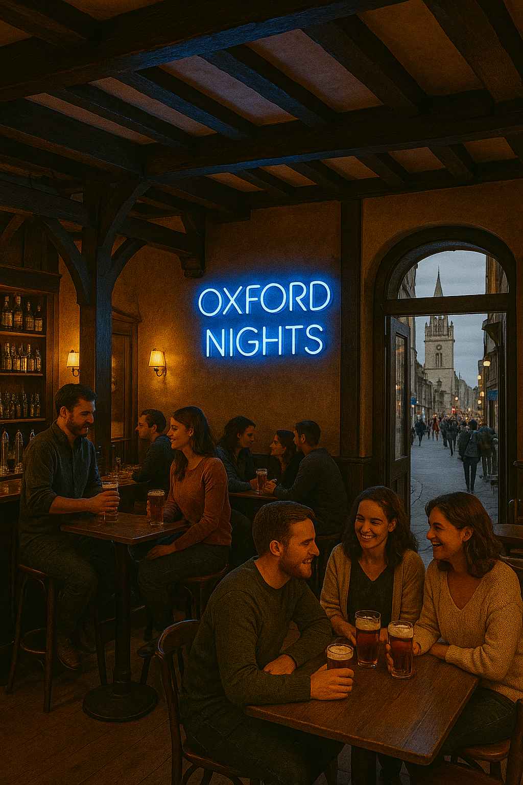 custom neon sign in business interior