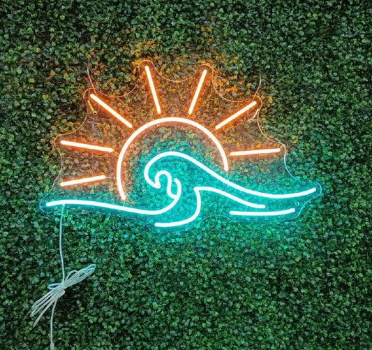 Sun Wave Neon Sign