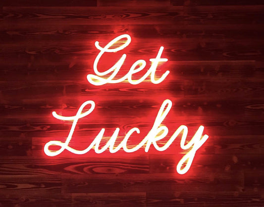 Get Lucky Neon Sign