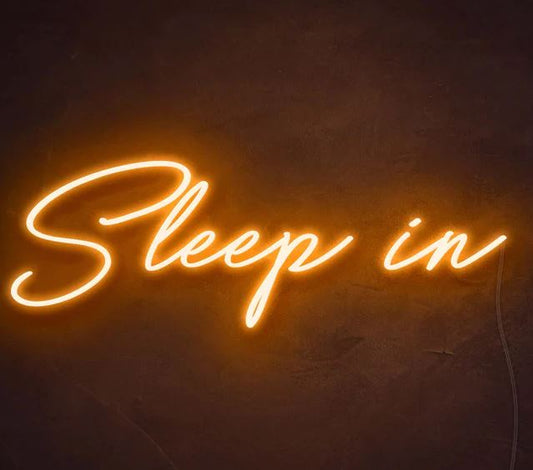Sleep in Neon Sign