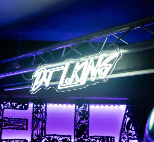 Neon sign ideas for the amazing DJ King from Birmingham UK