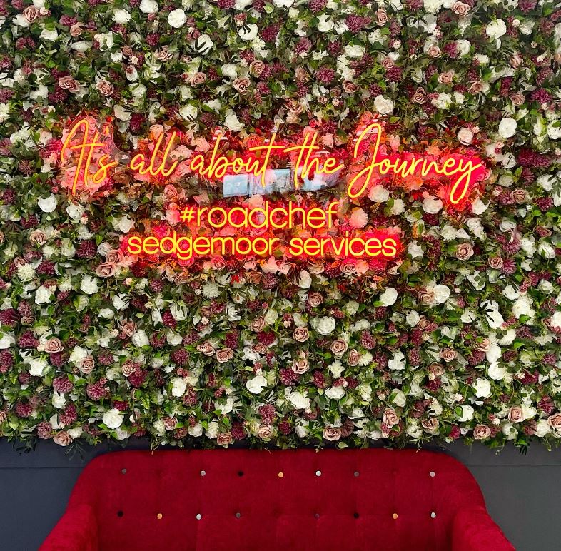 Neon sign ideas for Roadchef who drove us crazy with inspiration