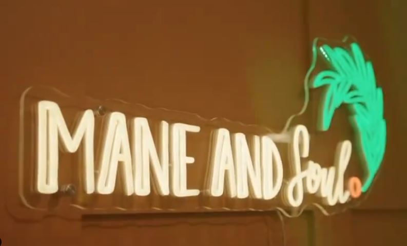 Neon sign ideas for Mane and Soul from idea to delivery