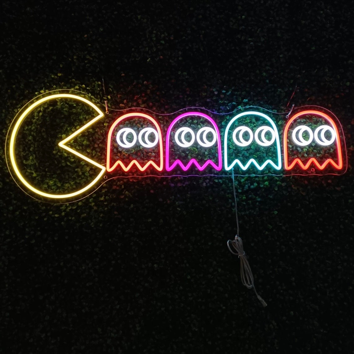 PAC-MAN パックマン ネオンサイン PACMAN Neon Sign - Retro Decor with LED Charm for Gamers