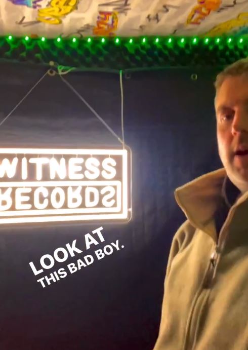 Neon sign ideas for Witness records