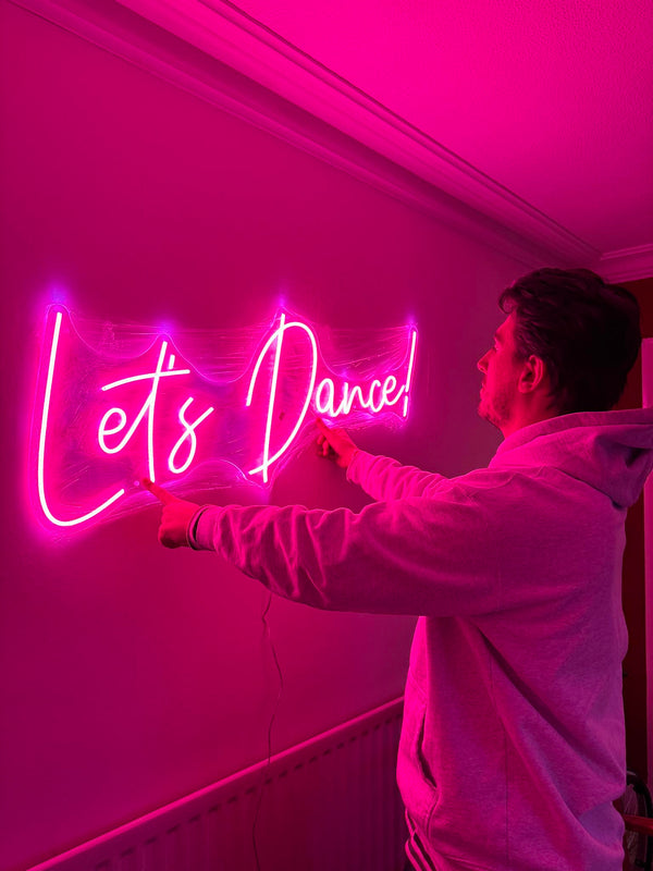 Let's Dance Neon Sign for parties
