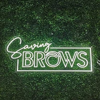 Neon sign uses in beauty salons