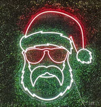 neon sign uses for christmas and the new year