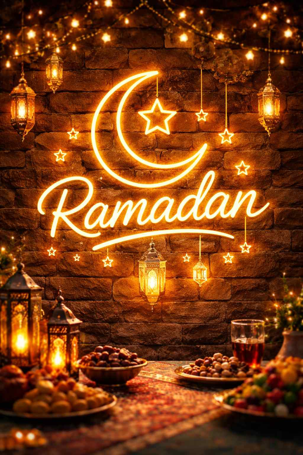 custom neon sign in business interior