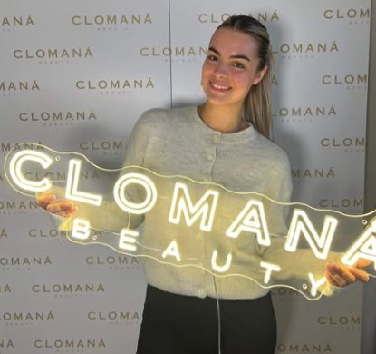 custom neon sign in business interior