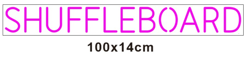 SHUFFLEBOARD - Exclusive - Neon Now with FREE Remote Control, Accessories and Woldwide  Delivery.