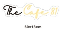 CAFE 81 (2 Sign package) - Exclusive - Neon Now with FREE Remote Control, Accessories and Woldwide  Delivery.