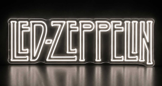 Led Zeppelin Neon Sign - Neon Now with FREE Remote Control, Accessories and Woldwide  Delivery.