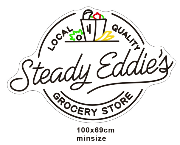 Steady Eddie's - 2 Sign Package - Exclusive