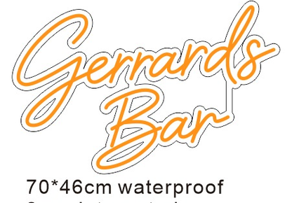 Gerrards Bar - Exclusive - Neon Now with FREE Remote Control, Accessories and Woldwide  Delivery.