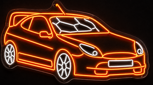 Car Outline - Exclusive - Neon Now with FREE Remote Control, Accessories and Woldwide  Delivery.