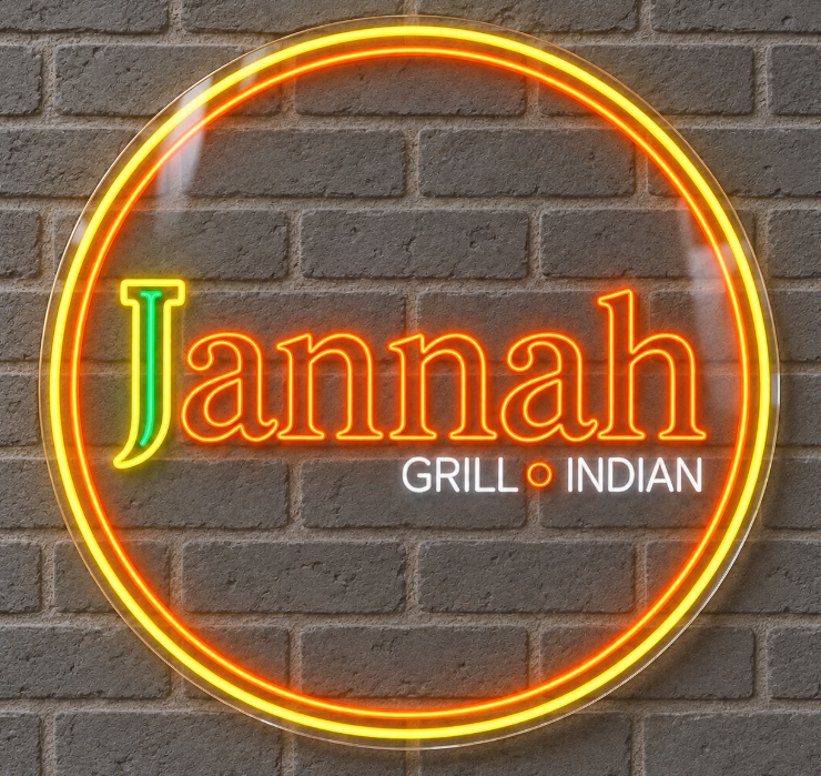 Jannah GRILL INDIAN - Exclusive - Neon Now with FREE Remote Control, Accessories and Woldwide  Delivery.