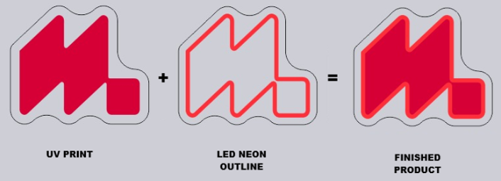 Manifold Logo + Stand - Exclusive - Neon Now with FREE Remote Control, Accessories and Woldwide  Delivery.