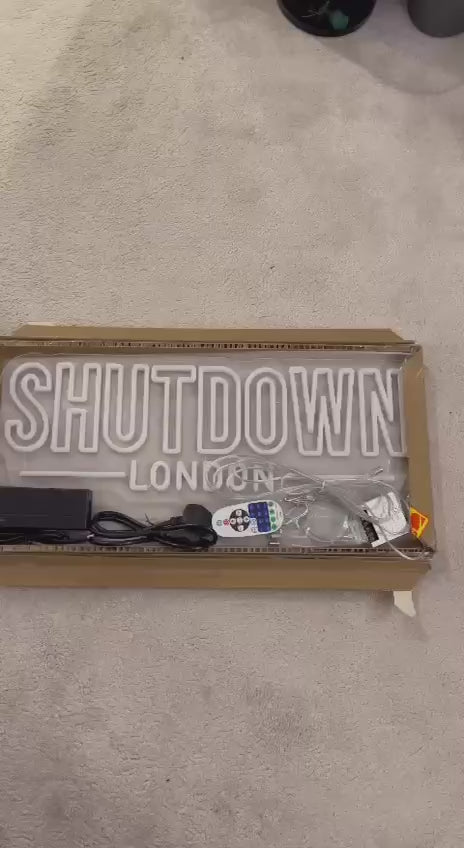 How to mount LED neon signs — wall fixing and hanging options overview