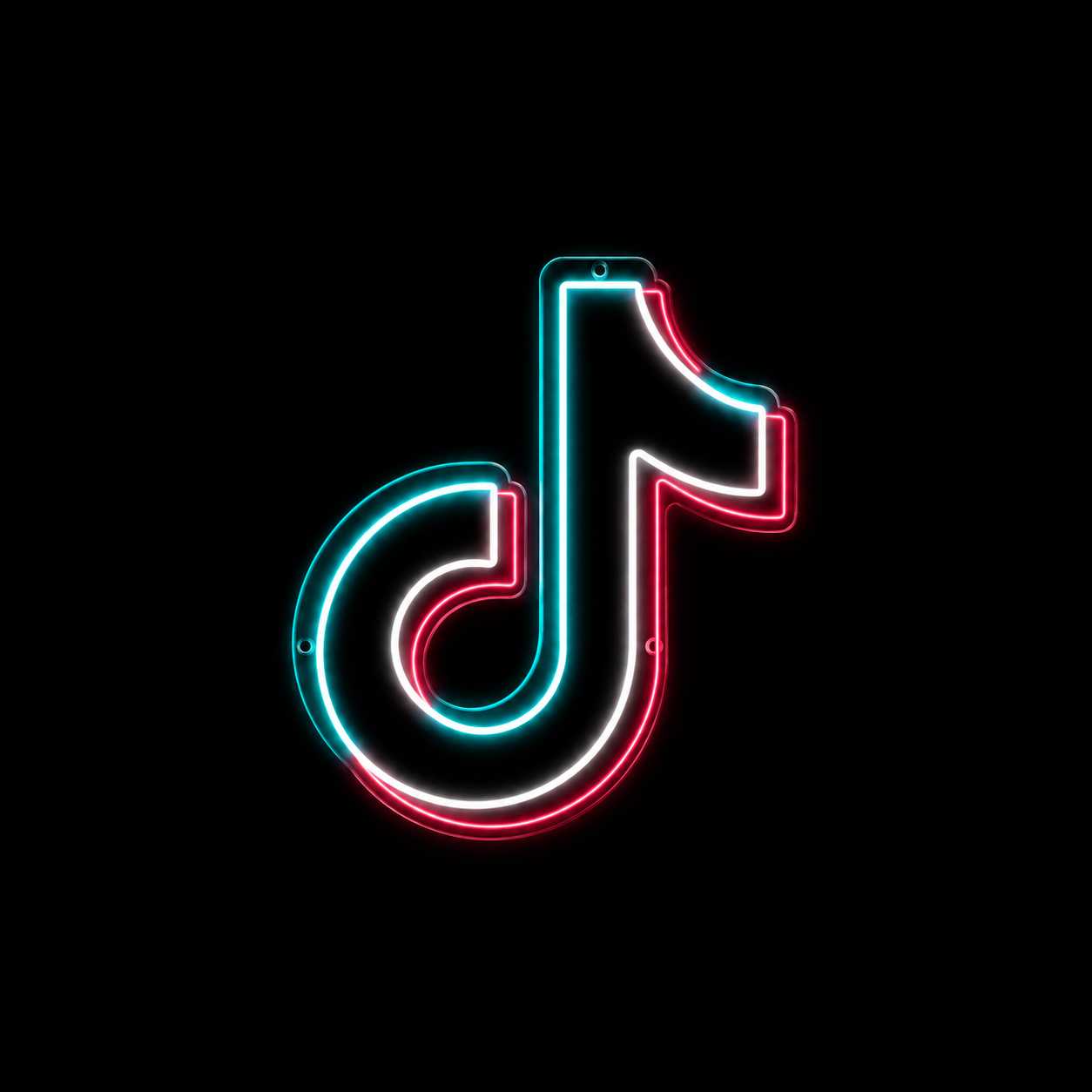custom neon sign in business interior