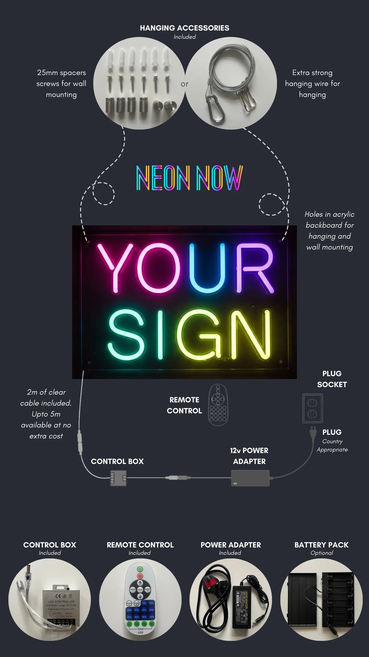 Neon Sign Control Neon Sign Installation Guide | Step-by-Step Setup – Neon Now